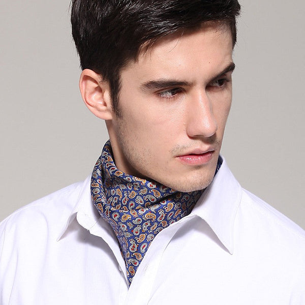 Mens Dress Silk Scarf, Skinny Silk Scarf Men, Pure Silk Square Scarf, Soft Silk Scarf Mens, Silk Neckerchief For Men, Summer Silk Scarf Men, Formal Silk Scarf Mens, Small Square Silk Scarf-Silvia Home Craft