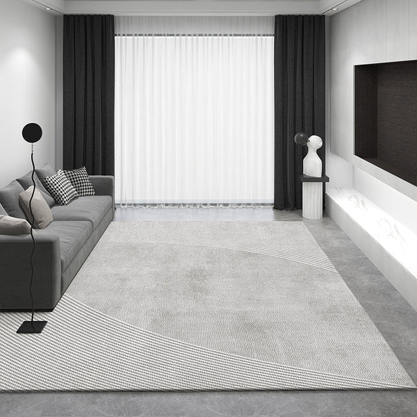 Modern Rug Placement Ideas for Living Room, Geometric Modern Rugs for Sale, Abstract Rugs for Dining Room, Contemporary Modern Rugs for Bedroom-Silvia Home Craft