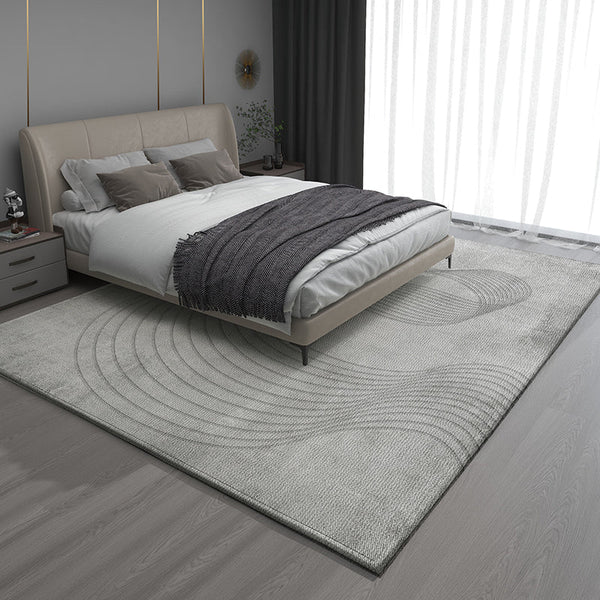 Geometric Modern Rugs for Sale, Modern Rug Placement Ideas for Living Room, Gray Rugs for Dining Room, Contemporary Modern Rugs for Bedroom-Silvia Home Craft