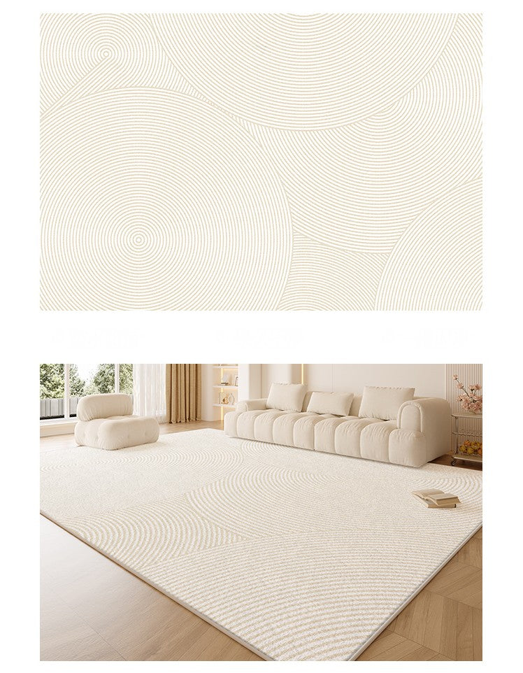 Living Room Abstract Modern Rugs, Extra Large Modern Rugs under Dining Room Table, Contemporary Modern Rugs, Contemporary Geometric Carpets-Silvia Home Craft
