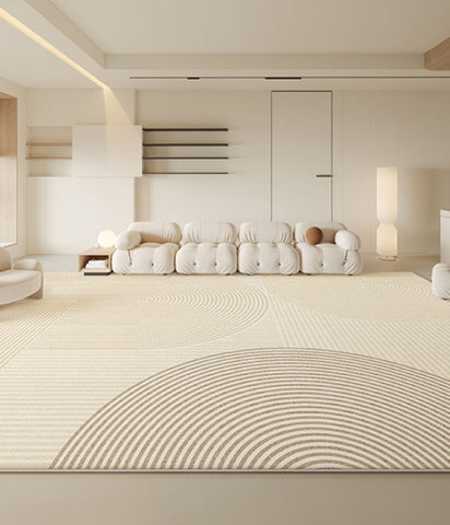 Oversized Modern Rug for Living Room, Bedroom Floor Rugs, Geometric Contemporary Rugs for Dining Room, Extra Large Modern Rugs for Living Room-Silvia Home Craft