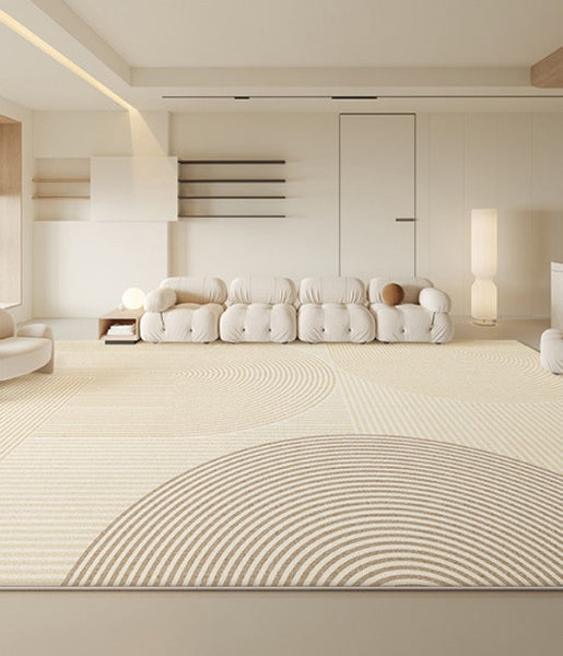 Oversized Modern Rug for Living Room, Bedroom Floor Rugs, Geometric Contemporary Rugs for Dining Room, Extra Large Modern Rugs for Living Room-Silvia Home Craft