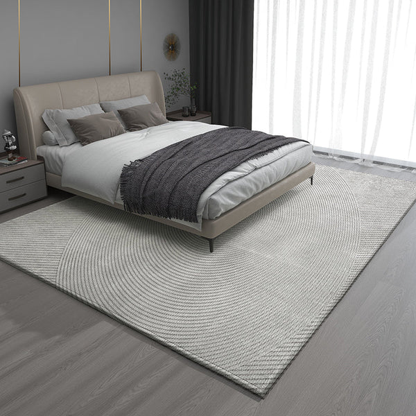 Contemporary Modern Rugs for Living Room, Geometric Modern Rugs for Sale, Modern Rug Placement Ideas for Bedroom, Gray Rugs for Dining Room-Silvia Home Craft