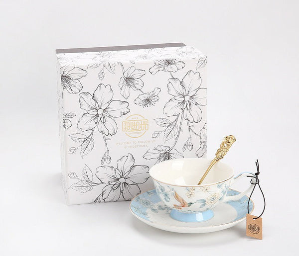 Luxury Tea Cup with Saucer, Elegant Coffee Cup, Ceramic Tea Cup Set, Porcelain Coffee Cup, Porcelain Tea cups, British Tea Cup Set, Afternoon Tea Cup with Saucer Set-Silvia Home Craft