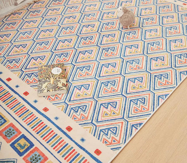 Contemporary Runner Rugs for Living Room, Modern Runner Rugs Next to Bed, Runner Rugs for Hallway, Bathroom Runner Rugs, Kitchen Runner Rugs-Silvia Home Craft