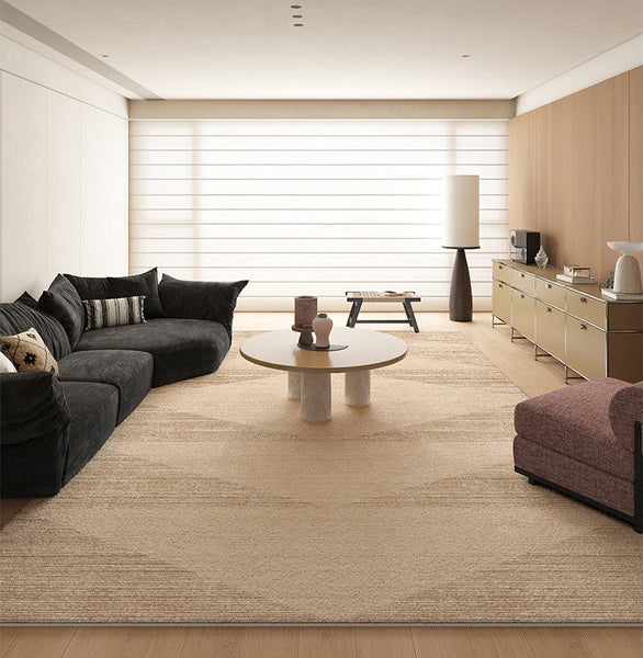 Modern Rugs under Dining Room Table, Geometric Modern Carpets for Office, Abstract Modern Rugs for Living Room, Contemporary Modern Rugs Next to Bed-Silvia Home Craft