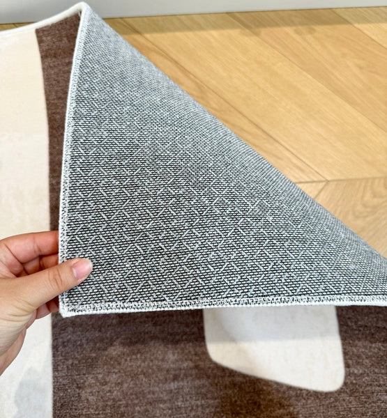 Abstract Contemporary Rugs for Bedroom, Modern Rugs under Sofa, Dining Room Floor Rugs, Modern Rug Ideas for Living Room-Silvia Home Craft