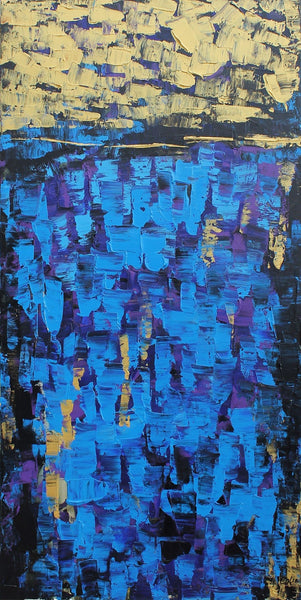 Custom Acrylic Art Painting, Large Canvas Art, Bedroom Canvas Art, Abstract Painting for Sale-Silvia Home Craft