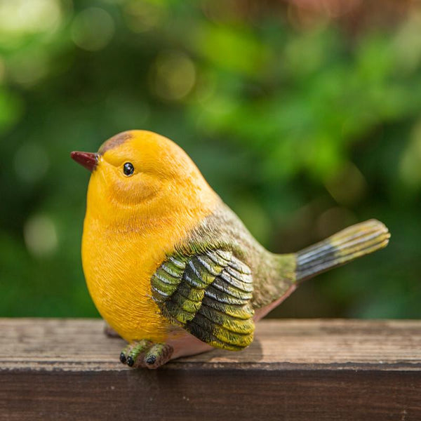 Singing Birds in the Garden, Animal Resin Statue for Garden Ornament, Lovely Birds Statues, Outdoor Decoration Ideas, Garden Ideas-Silvia Home Craft
