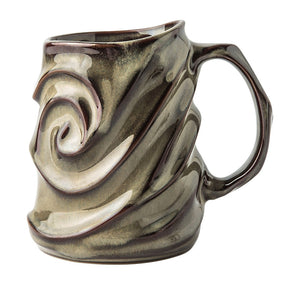 Brown Ceramic Coffee Mug, Stoneware Coffee Mugs, Large Capacity Coffee Cups, Large Handmade Pottery Coffee Mug-Silvia Home Craft