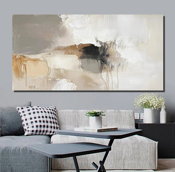 Hand Painted Wall Art Painting, Large Modern Acrylic Painting, Contemporary Canvas Artwork, Abstract Wall Art Paintings, Modern Art for Dining Room-Silvia Home Craft