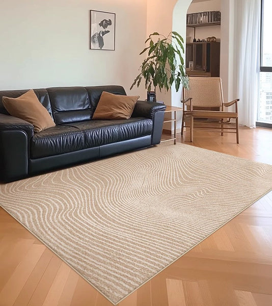 Bedroom Floor Rugs, Extra Large Modern Rugs for Living Room, Oversized Modern Rug for Living Room, Geometric Contemporary Rugs for Dining Room-Silvia Home Craft