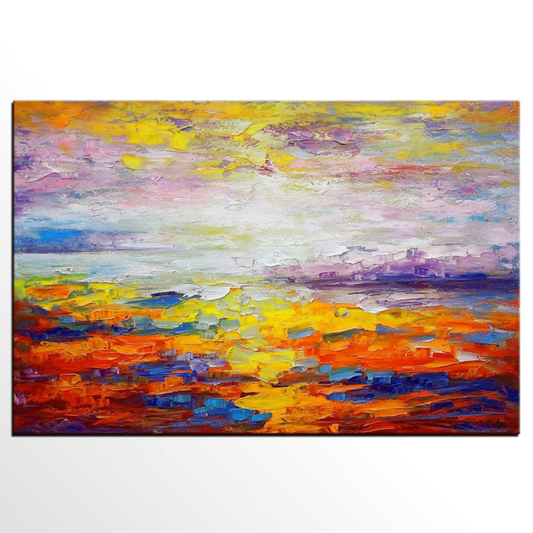 Custom Original Wall Art, Large Canvas Painting, Abstract Art Painting, Contemporary Artwork-Silvia Home Craft