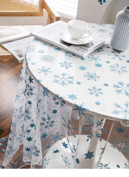 Extra Large Rectangular Tablecloth for Oval Table, Lace Embroidered Table Covers, Rectangular Table Covers for Coffee Table, Oversized Modern Lace Tablecloths-Silvia Home Craft