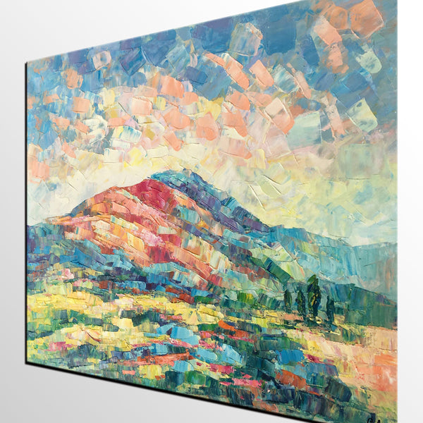 Large Art, Canvas Wall Art, Original Artwork, Palette Knife Painting, Heavy Texture Oil Painting