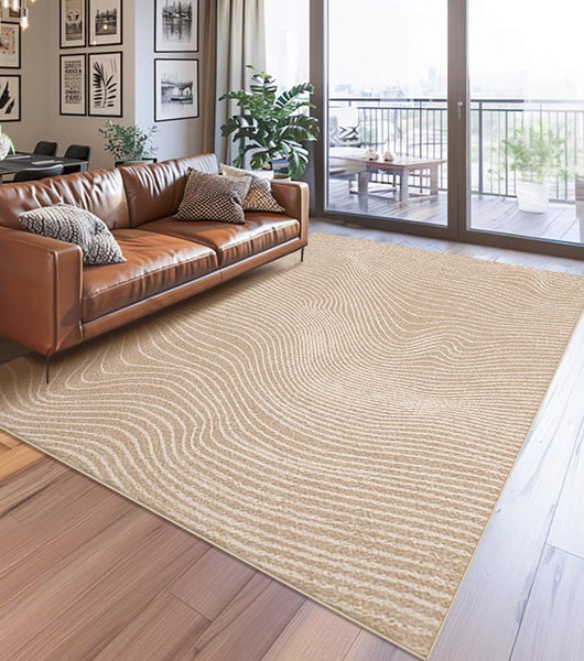 Bedroom Floor Rugs, Extra Large Modern Rugs for Living Room, Oversized Modern Rug for Living Room, Geometric Contemporary Rugs for Dining Room-Silvia Home Craft