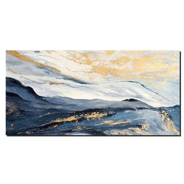 Acrylic Abstract Painting Behind Couch, Buy Paintings Online, Large Painting on Canvas, Living Room Wall Art Paintings, Simple Acrylic Painting Ideas-Silvia Home Craft