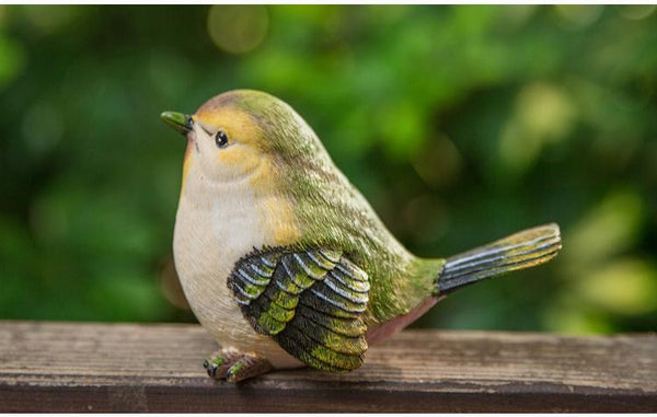 Singing Birds in the Garden, Animal Resin Statue for Garden Ornament, Lovely Birds Statues, Outdoor Decoration Ideas, Garden Ideas-Silvia Home Craft
