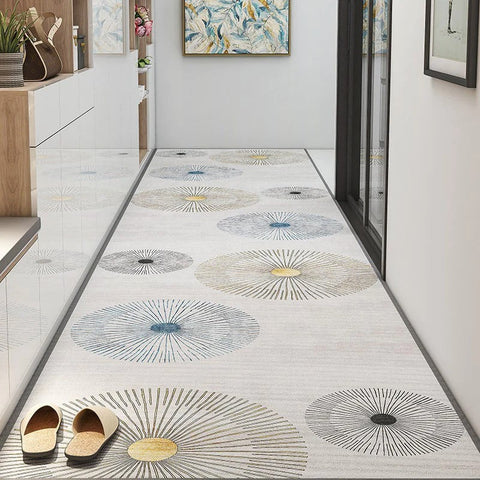 Stain-resistant Non Slip Entryway Runner Rug Ideas, Modern Extra Long Hallway Runners, Long Hallway Runners, Long Narrow Runner Rugs, Entrance Hallway Runners-Silvia Home Craft