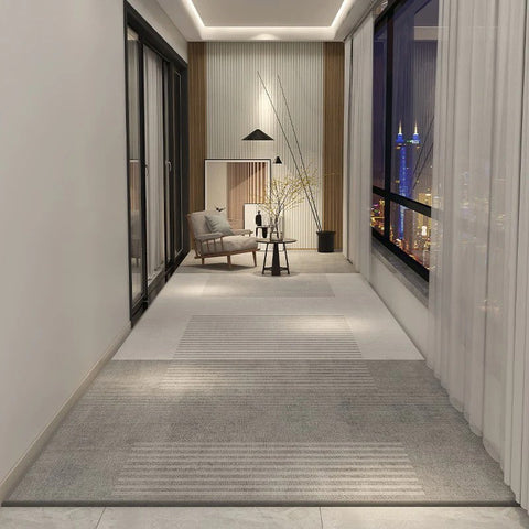 Non Slip Modern Long Hallway Runners, Entrance Hallway Runners, Extra Long Hallway Runners, Long Narrow Runner Rugs, Entryway Runner Rug Ideas-Silvia Home Craft