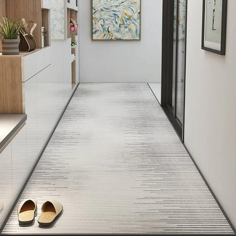 Abstrct Entrance Hallway Runners, Simple Modern Long Hallway Runners, Kitchen Runner Rugs, Entryway Runner Rug Ideas, Long Hallway Runners, Long Narrow Runner Rugs-Silvia Home Craft