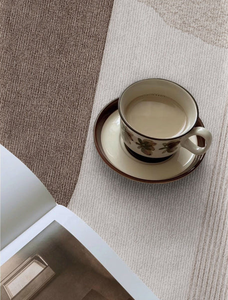 Unique Large Contemporary Floor Carpets for Living Room, Dining Room Modern Rugs, Extra Large Geometric Modern Rugs in Bedroom, Modern Rugs for Sale-Silvia Home Craft