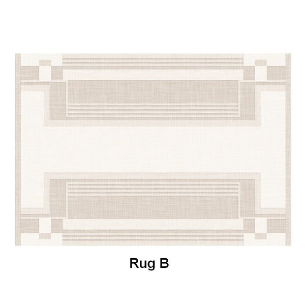 Geometric Modern Rug Placement Ideas for Living Room, Contemporary Area Rugs for Dining Room, Modern Rug Ideas for Bedroom-Silvia Home Craft