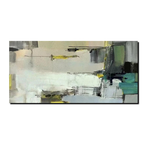 Acrylic Abstract Painting Behind Sofa, Large Painting on Canvas, Living Room Wall Art Paintings, Buy Paintings Online, Acrylic Painting for Sale-Silvia Home Craft
