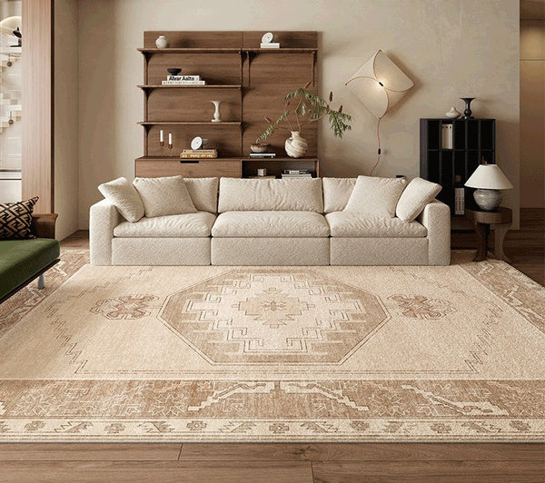 Geometric Modern Carpets for Office, Abstract Modern Rugs for Living Room, Contemporary Modern Rugs Next to Bed, Modern Rugs under Dining Room Table-Silvia Home Craft