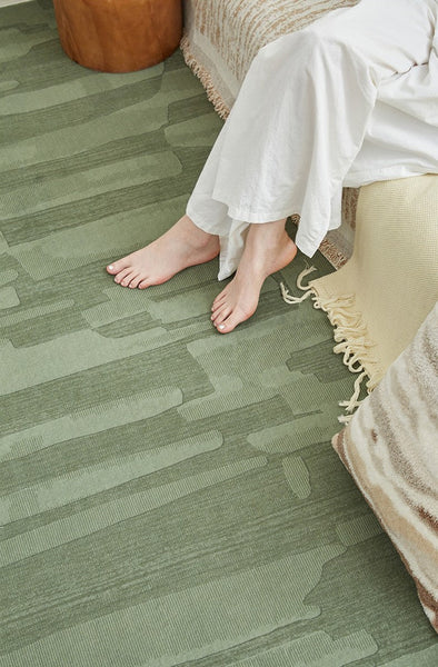 Modern Rug Ideas for Living Room, Green Modern Rugs under Sofa, Abstract Contemporary Rugs for Bedroom, Dining Room Floor Rugs