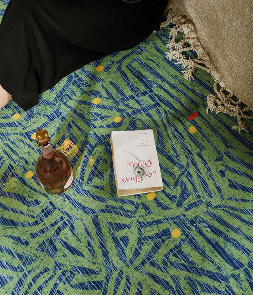 Contemporary Modern Rugs Next to Bed, Abstract Area Rugs for Living Room, Modern Carpets for Office, Geometric Modern Rugs under Dining Room Table-Silvia Home Craft