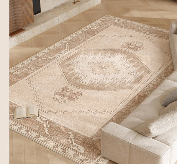 Geometric Modern Carpets for Office, Abstract Modern Rugs for Living Room, Contemporary Modern Rugs Next to Bed, Modern Rugs under Dining Room Table-Silvia Home Craft