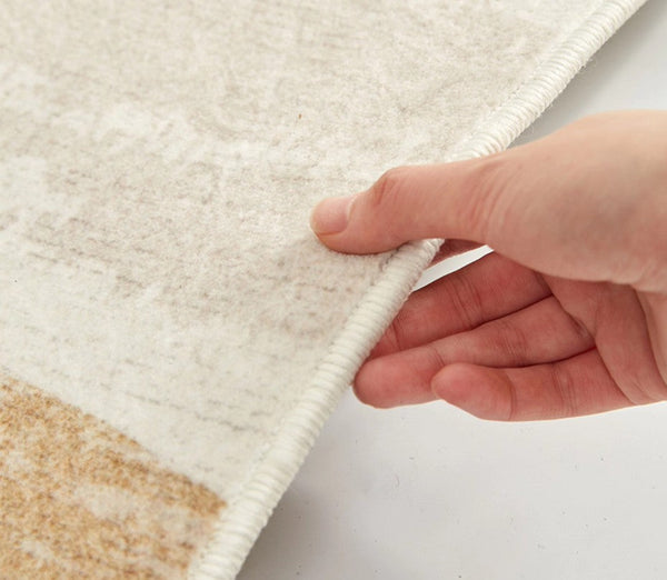 Modern Rugs under Sofa, Dining Room Floor Rugs, Abstract Contemporary Rugs for Bedroom, Modern Rug Ideas for Living Room-Silvia Home Craft