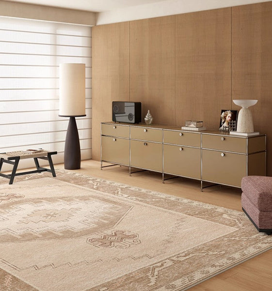 Geometric Modern Carpets for Office, Abstract Modern Rugs for Living Room, Contemporary Modern Rugs Next to Bed, Modern Rugs under Dining Room Table-Silvia Home Craft