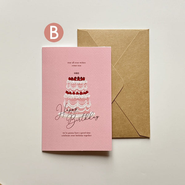 Creative Birthday Greeting Cards, Birthday Cards to Friends, Happy Birthday Cards, Beautiful Birthday Greeting Cards to Lovers, Greeting Cards to Mother-Silvia Home Craft