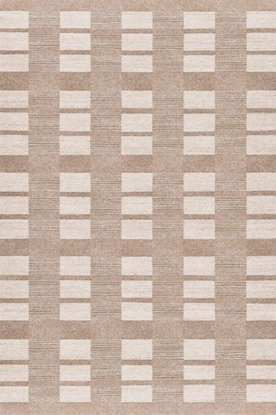 Mid Century Modern Rugs for Bedroom, Contemporary Abstract Rugs under Dining Room Table, Large Modern Rugs for Living Room-Silvia Home Craft