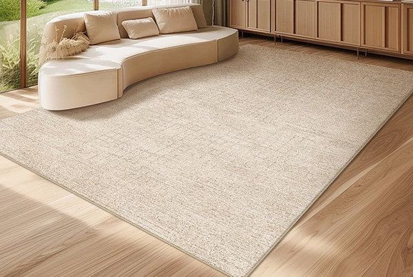 Modern Rugs under Dining Room Table, Abstract Area Rugs for Living Room, Geometric Contemporary Modern Rugs Next to Bed-Silvia Home Craft