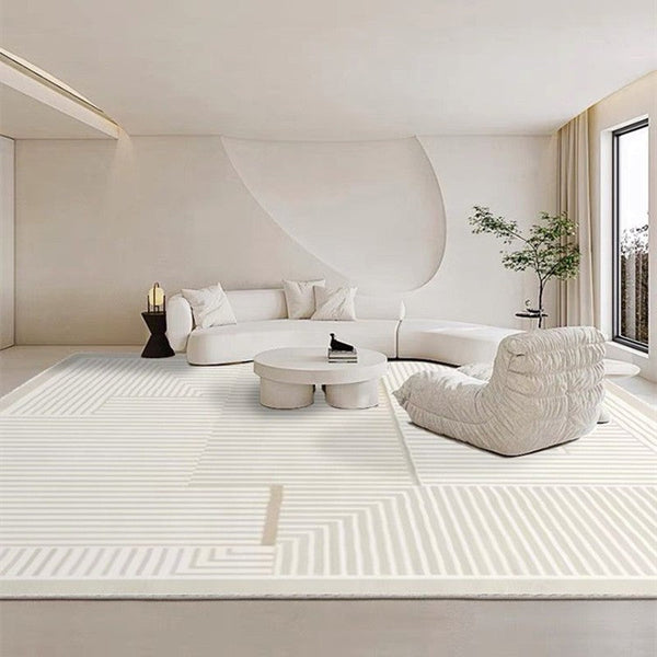 Modern Rugs for Dining Room, Large Geometric Modern Rugs for Living Room, Abstract Modern Rugs for Bedroom, Contemporary Modern Rugs-Silvia Home Craft
