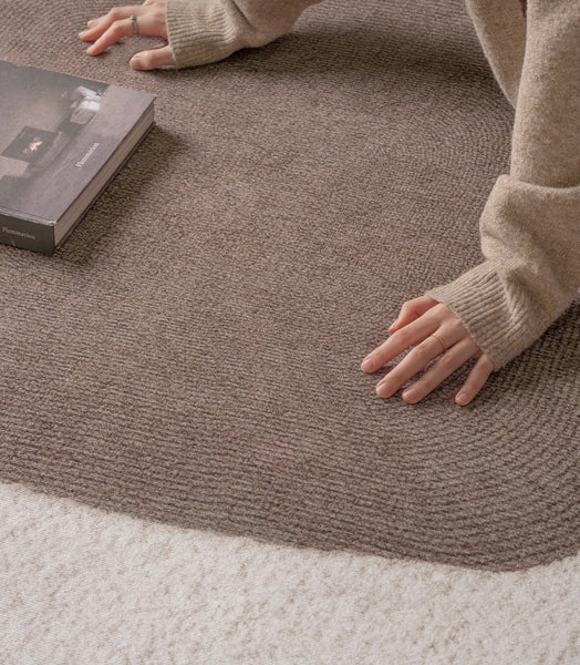 Unique Large Contemporary Floor Carpets for Living Room, Dining Room Modern Rugs, Extra Large Geometric Modern Rugs in Bedroom, Modern Rugs for Sale-Silvia Home Craft