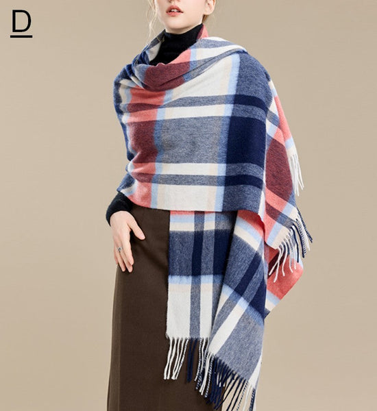 Winter Shawl, Christmas Holiday Gift, Evening Wrap, Large Wool Scarf, Winter Shawl, Elegant Shawl, Warm Cape, Cold Weather Scarf, Fashion Scarf, Oversized Scarf-Silvia Home Craft