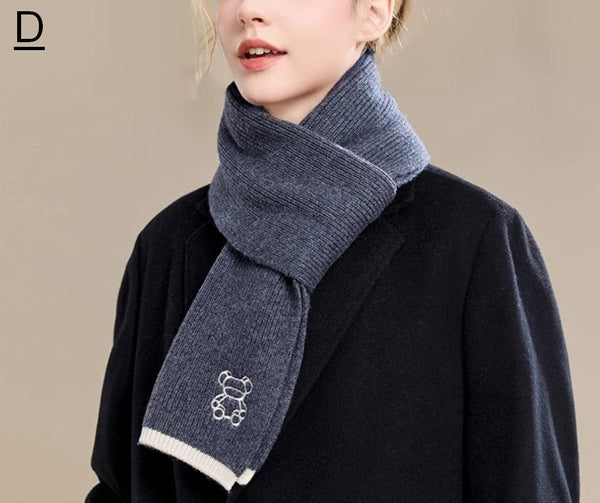 Warm Winter Scarf, Cold Weather Scarf, Fashion Scarf, Christmas Gifts for Her, Holiday Scarf, Winter Wool Scarf, Soft Cashmere Scarf for Women, Elegant Wool Scarves-Silvia Home Craft