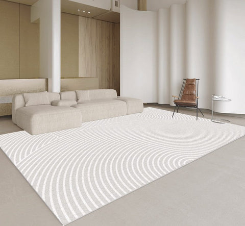 Bedroom Modern Rugs, Modern Living Room Area Rugs, Modern Area Rugs under Coffee Table, Modern Rugs for Dining Room Table, Geometric Floor Carpets-Silvia Home Craft