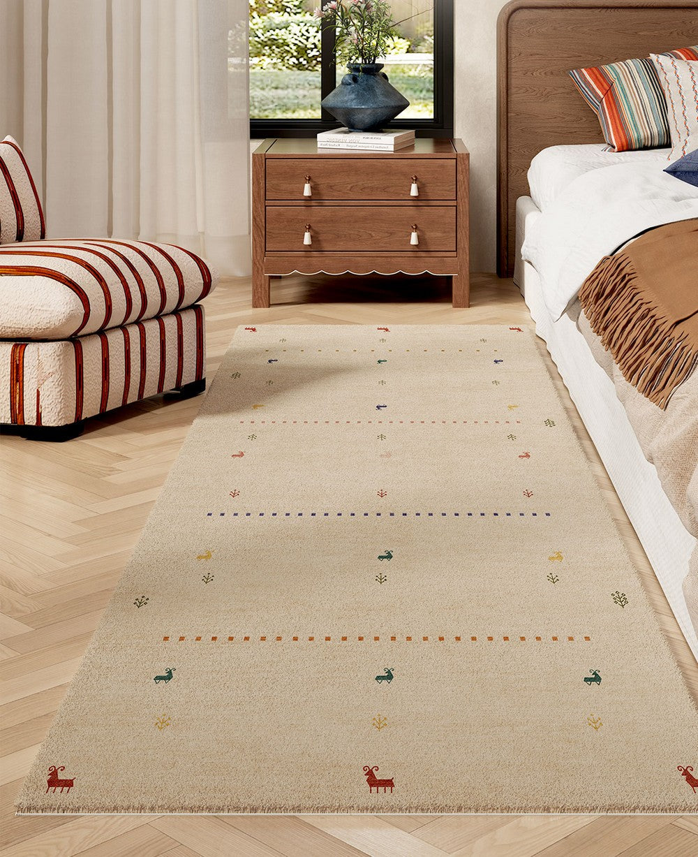 Contemporary Runner Rugs for Living Room, Modern Runner Rugs Next to Bed, Runner Rugs for Hallway, Bathroom Runner Rugs, Kitchen Runner Rugs-Silvia Home Craft