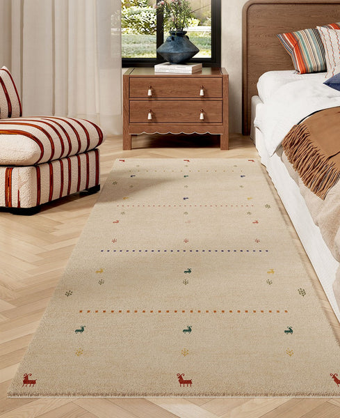 Contemporary Runner Rugs for Living Room, Modern Runner Rugs Next to Bed, Runner Rugs for Hallway, Bathroom Runner Rugs, Kitchen Runner Rugs-Silvia Home Craft