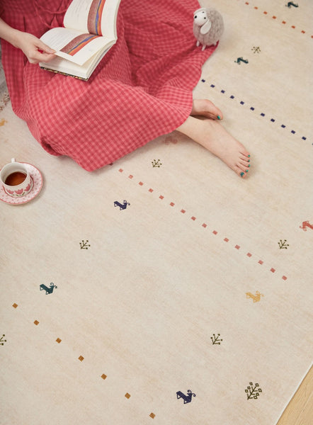 Contemporary Runner Rugs for Living Room, Modern Runner Rugs Next to Bed, Runner Rugs for Hallway, Bathroom Runner Rugs, Kitchen Runner Rugs-Silvia Home Craft