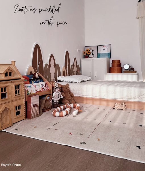 Contemporary Runner Rugs for Living Room, Modern Runner Rugs Next to Bed, Runner Rugs for Hallway, Bathroom Runner Rugs, Kitchen Runner Rugs-Silvia Home Craft