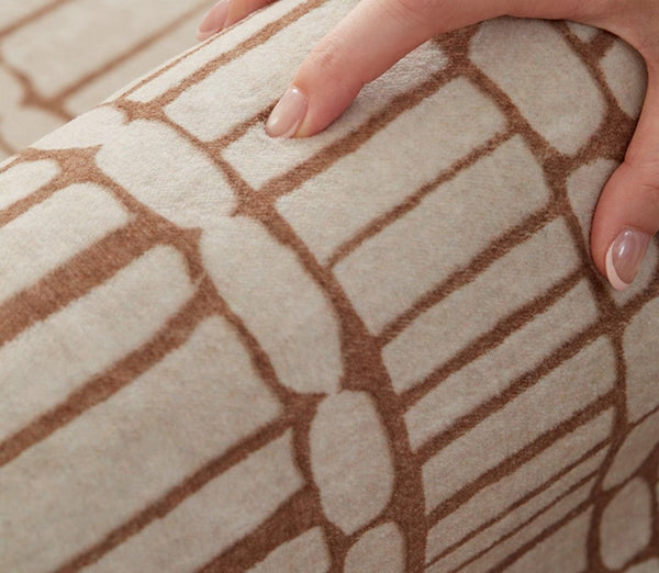 Modern Rugs under Dining Room Table, Mid Century Geometric Carpets, Contemporary Modern Rugs Next to Bed, Abstract Modern Rugs for Living Room-Silvia Home Craft