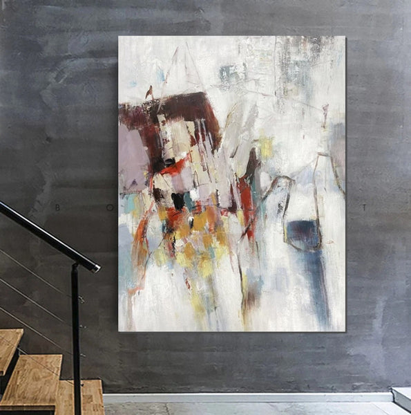 Canvas Painting for Living Room, Simple Modern Art, Extra Large Wall Art Painting, Modern Contemporary Abstract Artwork, Large Paintings for Sale-Silvia Home Craft