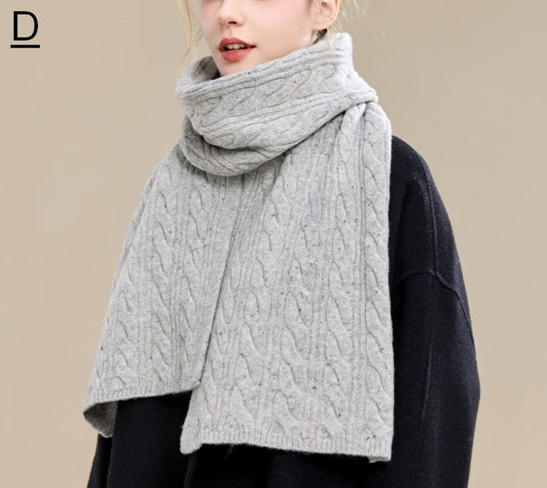 Christmas Gifts for Her, Holiday Scarf, Winter Wool Scarf, Warm Winter Scarf, Cold Weather Scarf, Fashion Scarf, Soft Cashmere Scarf for Women, Elegant Wool Scarves-Silvia Home Craft