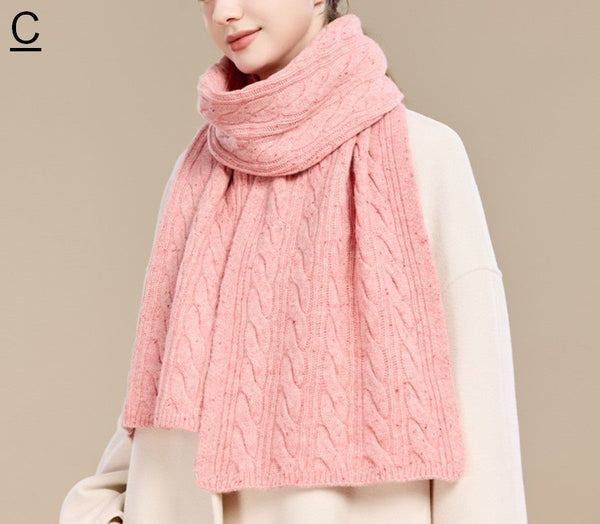 Christmas Gifts for Her, Holiday Scarf, Winter Wool Scarf, Warm Winter Scarf, Cold Weather Scarf, Fashion Scarf, Soft Cashmere Scarf for Women, Elegant Wool Scarves-Silvia Home Craft